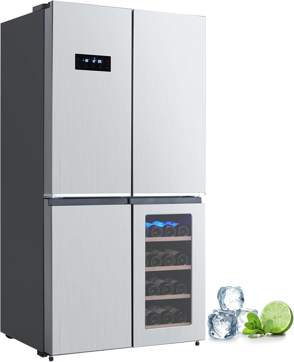 GarveeLife 36 Inch French Door Refrigerator